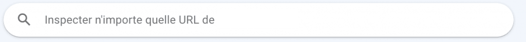 google search console inspecter url